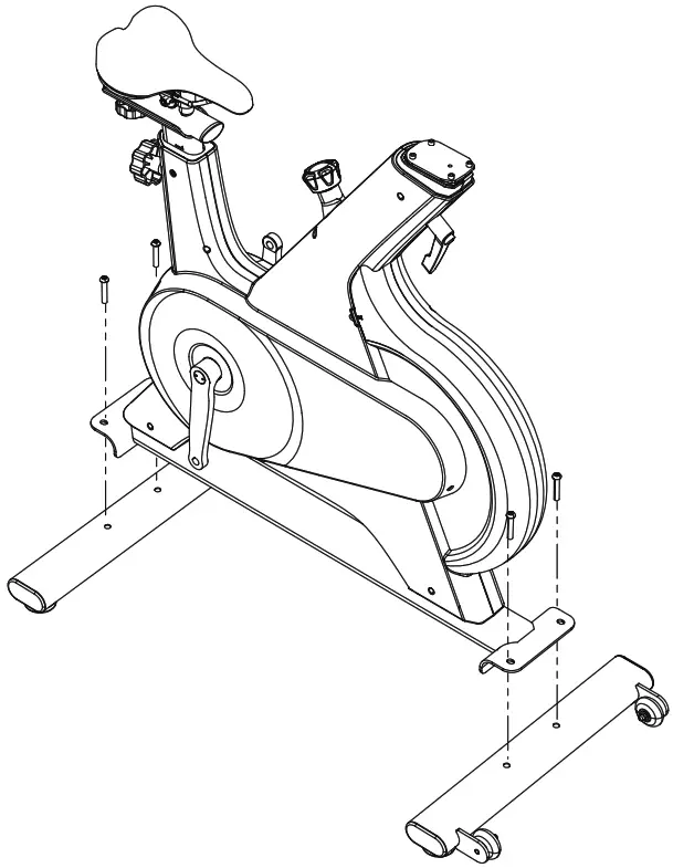YESOUL YS 002 M1 Spin Smart Cycling Bike - Bottom Tube 2