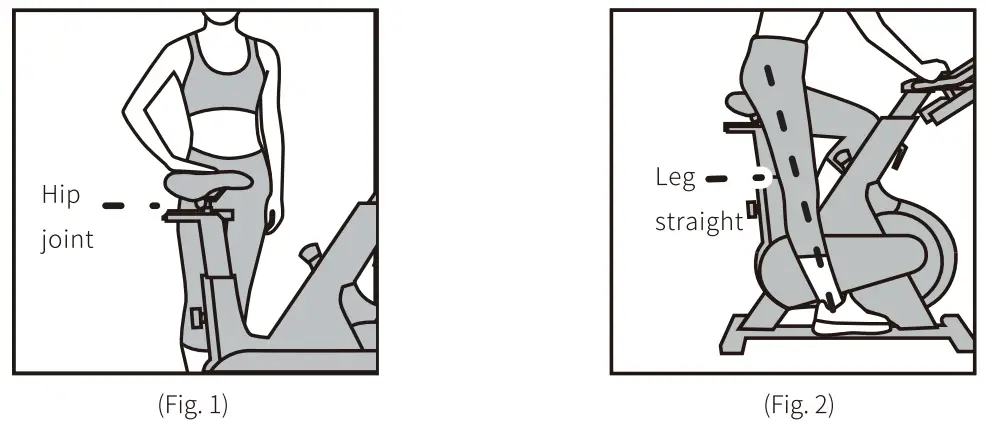 YESOUL YS 002 M1 Spin Smart Cycling Bike - Saddle Position 1