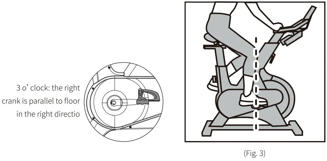 YESOUL YS 002 M1 Spin Smart Cycling Bike - Saddle Position 2