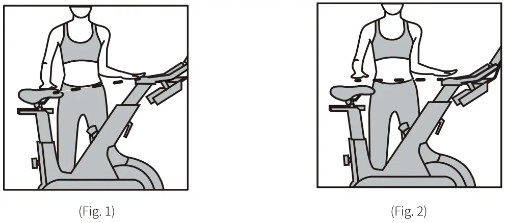 YESOUL YS 002 M1 Spin Smart Cycling Bike - Saddle Position 3