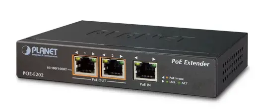 PLANET-POE-E202-Gigabit-PoE-Extender-Product image