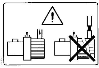 EDWARDS E2M40 Rotary Vacuum Pumps - warning