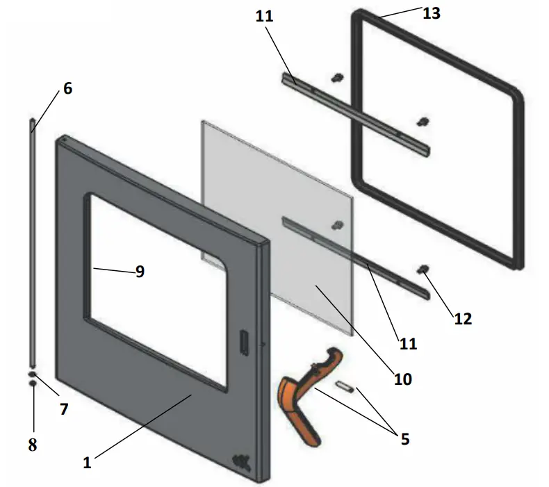 Mendip Stoves SE Woodland SE Multi fuel Stove - ASSEMBLY