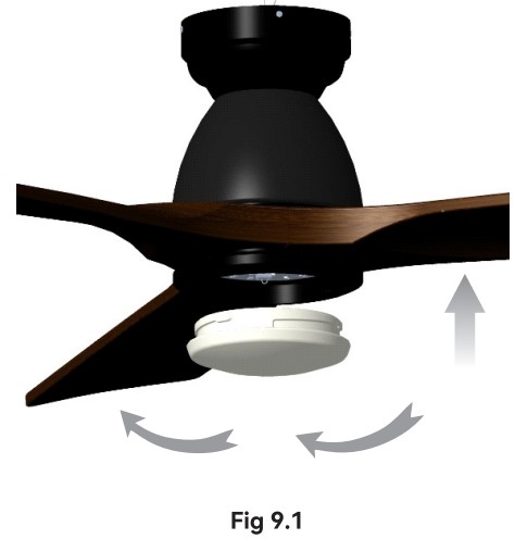 CARRO Integrated LED Indoor Outdoor Nickel DC Motor Smart Ceiling Fan w Light Remote - fig 13
