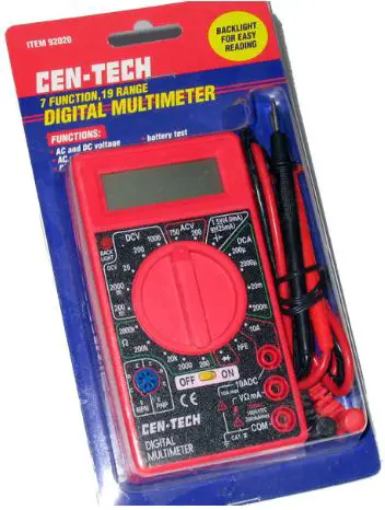 Cen-Tech Digital Multimeter-product