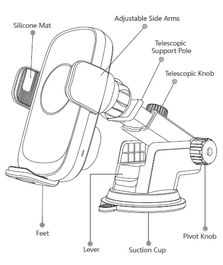 MGCTECH-AC-30-Wireless-Car-Charger-fig-1