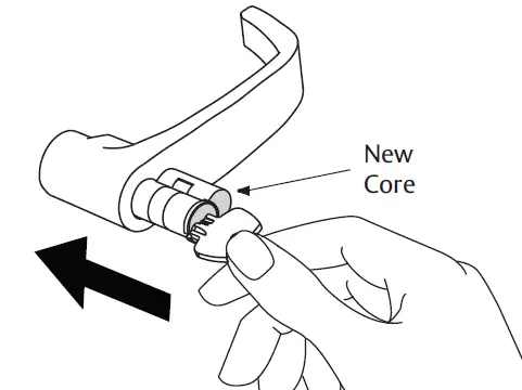 SARGENT DG1 Removing and Installing Large Format Interchangeable Cores 9