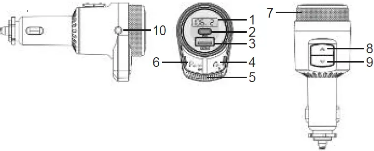 Lechpol URZ0486 Car FM Transmitter 01