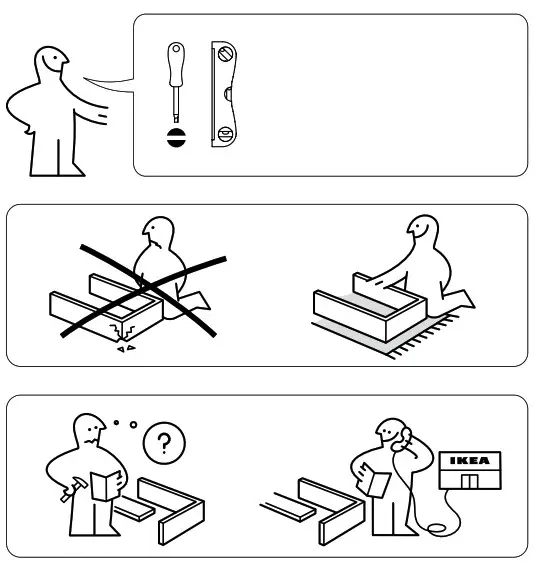 IKEA JÄTTESTA Side Table - fig