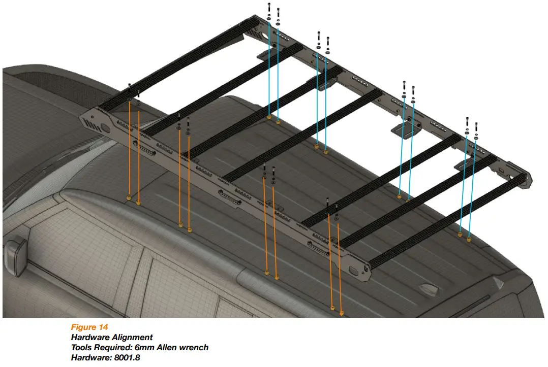 UPTOP Alpha Defender 110 Roof Rack - Figure 9