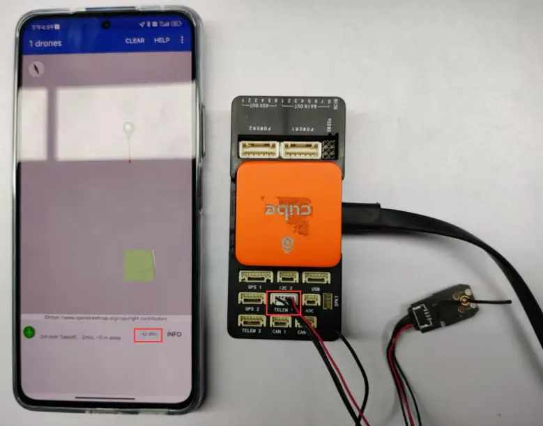 CubePilot Cube ID for Broadcasting UAVs Flight - Connector of flight control