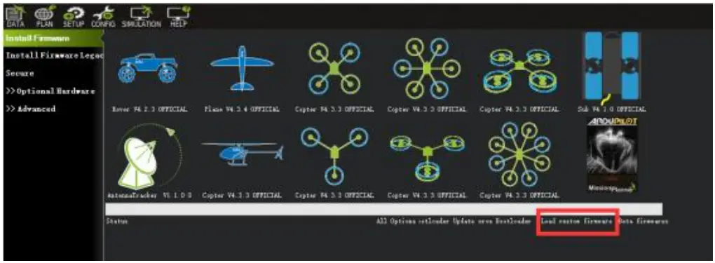 CubePilot Cube ID for Broadcasting UAVs Flight - Mission Planner