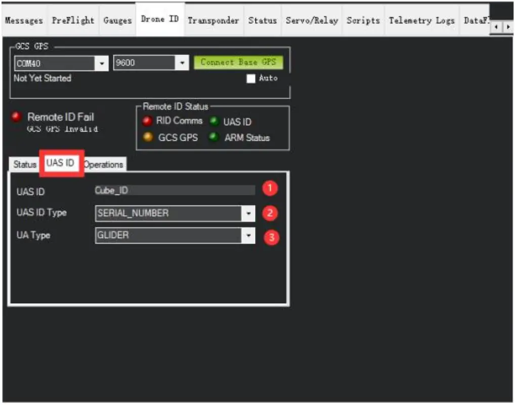 CubePilot Cube ID for Broadcasting UAVs Flight - UAD ID