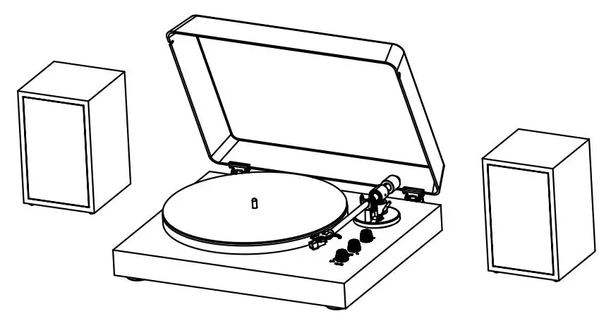 Vosterio B-619 Turntable Hi-fi System With Dual Speakers Instruction Manual Vosterio B-619 Turntable Hi-fi System With Dual Speakers Instruction Manual