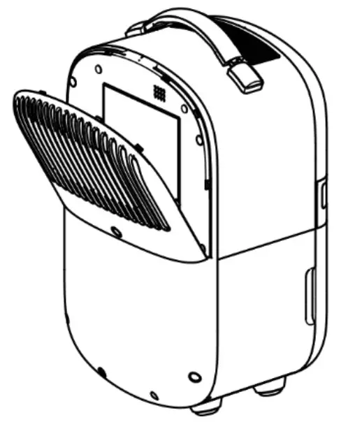 electriQ AQUA-DRY 5L Compressor Dehumidifier - GRILLE AND CASE