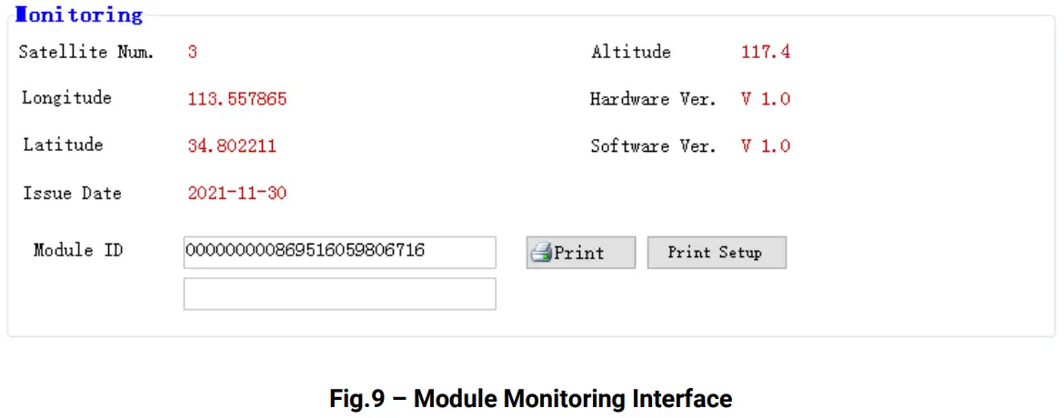 SmartGen CMM365 4G Cloud Monitoring Communication Module - Module Monitoring Interface