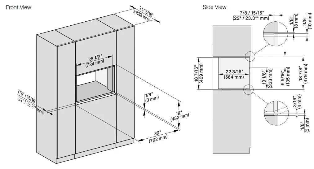 Miele 11876190 30 Inch Combi Steam Oven - fig 1