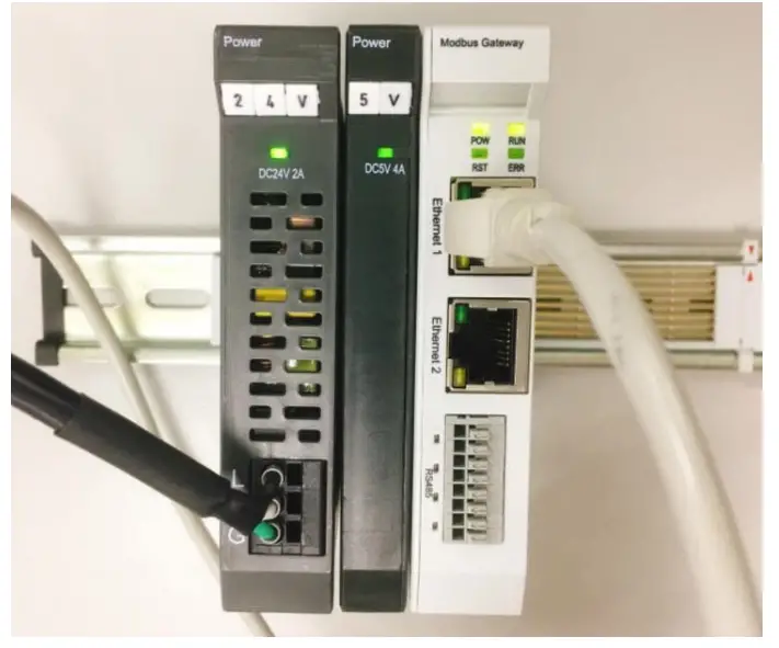 DAUDIN AH500 Series Modbus TCP Connection - cable