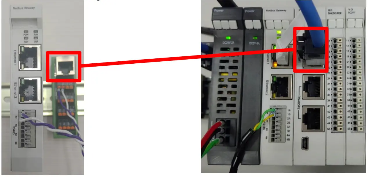 DAUDIN AH500 Series Modbus TCP Connection - gateway1
