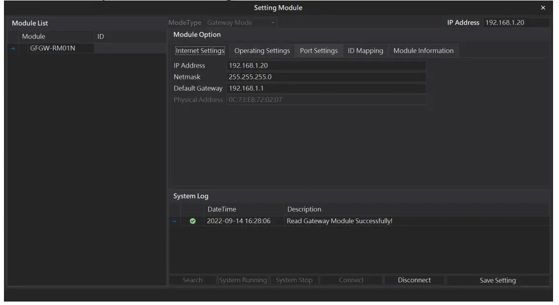 DAUDIN AH500 Series Modbus TCP Connection - module3