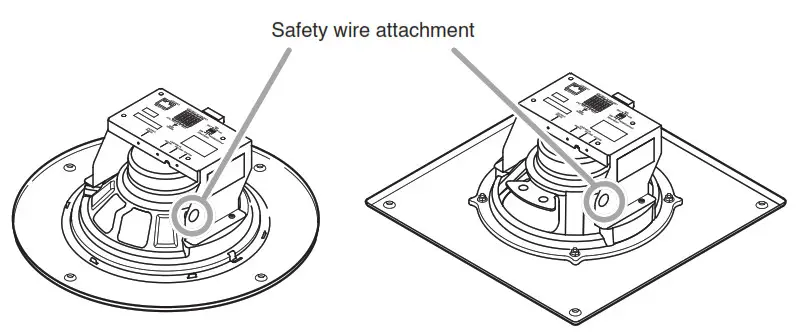 TOA IP A1PC580R IP Ceiling Mount Speaker - fig3