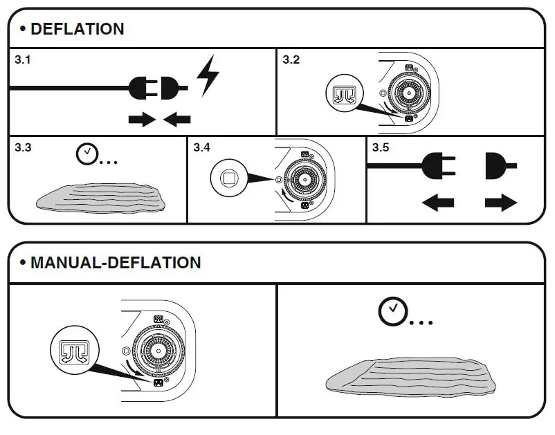 Bestway P3150 Maroon 20 Inch Queen Air Mattress with Built-In Pump-fig-3