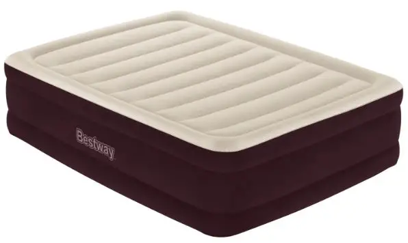 Bestway P3150 Maroon 20 Inch Queen Air Mattress with Built-In Pump-product