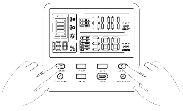AGFAPHOTO PPS 600Pro Powerstation Charges - outputs