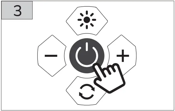 Morpilot MS22C-003 Tire Inflator Portable Air Compressor - Power Button