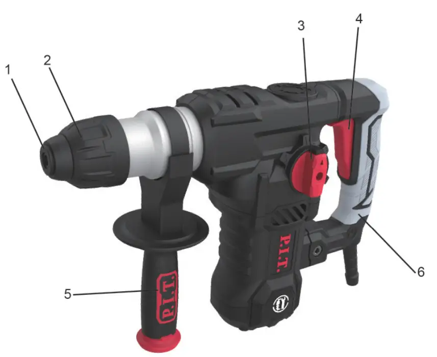 P I T PBH32 C5 Electric Hammer Drill - fig