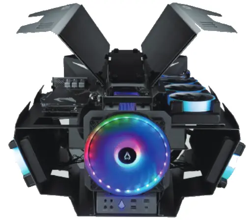 AZZA CSAZ-807 Overdrive Innovative ATX Case - Front Panel