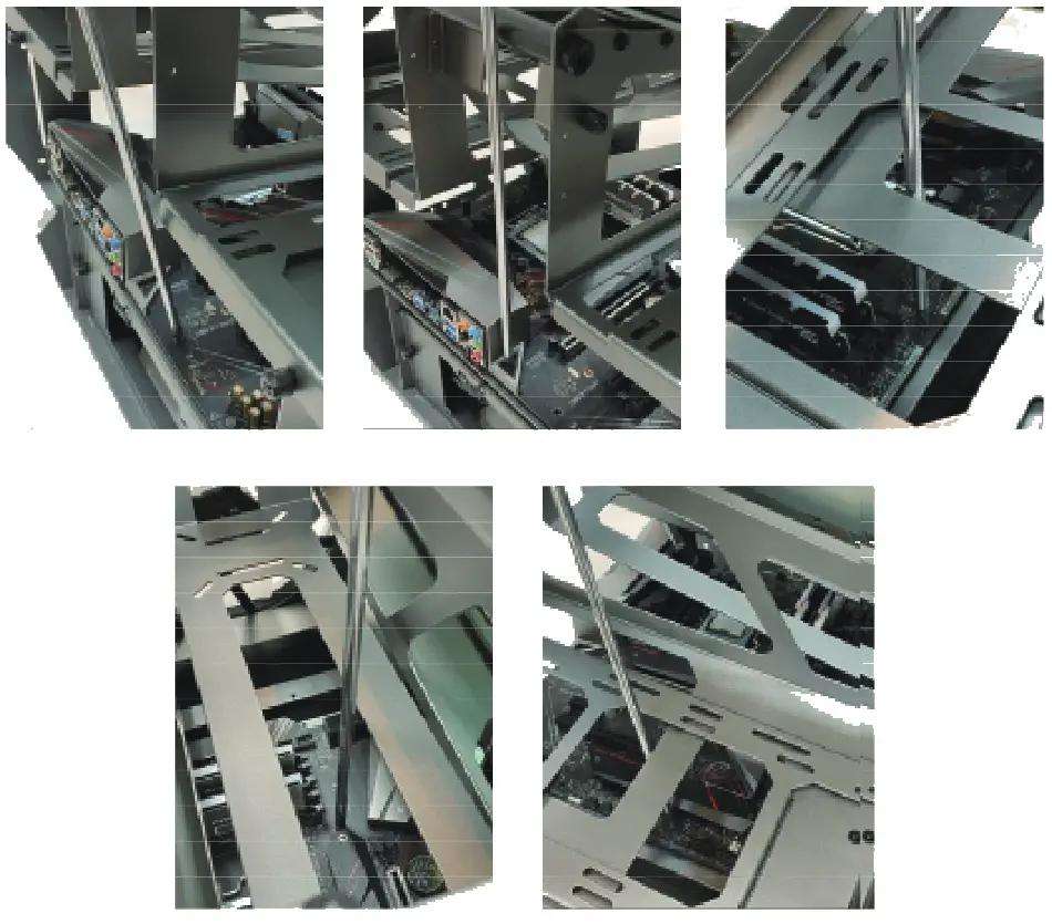 AZZA CSAZ-807 Overdrive Innovative ATX Case - Motherboard 3