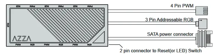AZZA CSAZ-807 Overdrive Innovative ATX Case - Rear Cover Installation 1
