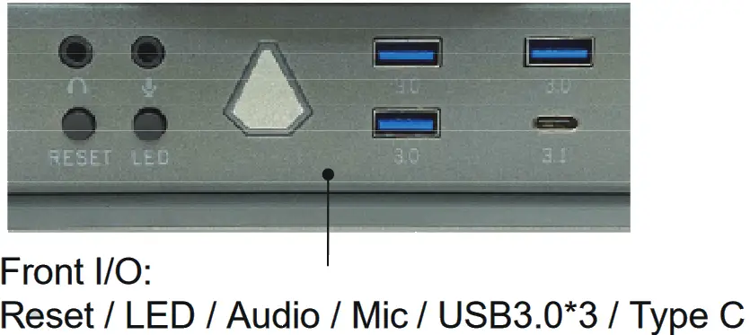 AZZA CSAZ-807 Overdrive Innovative ATX Case - USB plug