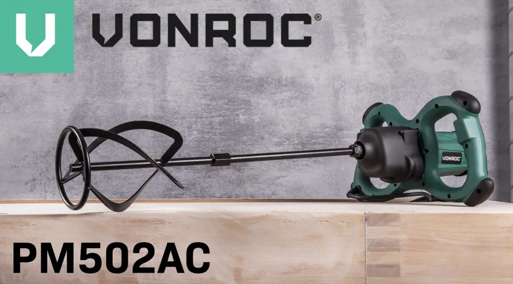 Vonroc Pm502ac Paint, Cement Mixer Instruction Manual