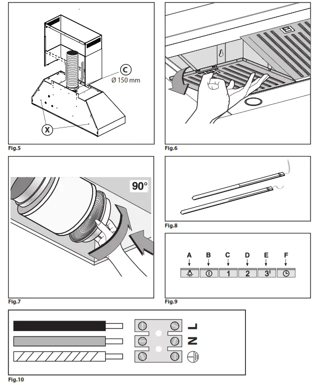 BERTAZZONI KPH90MASXT Cooker Hood - fig 13