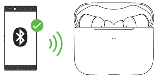 GIGABYTE B650 Razer Hammerhead True Wireless - pairing