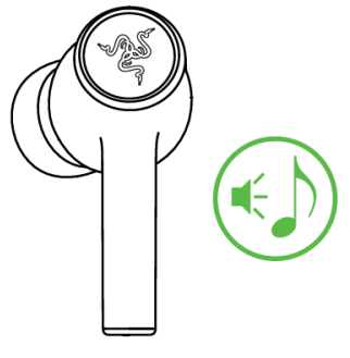 GIGABYTE B650 Razer Hammerhead True Wireless - power off