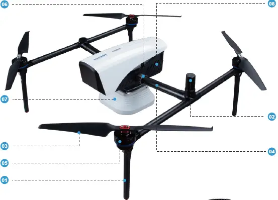 SinoGNSS E300 RTK Aerial Mapping Drone 01