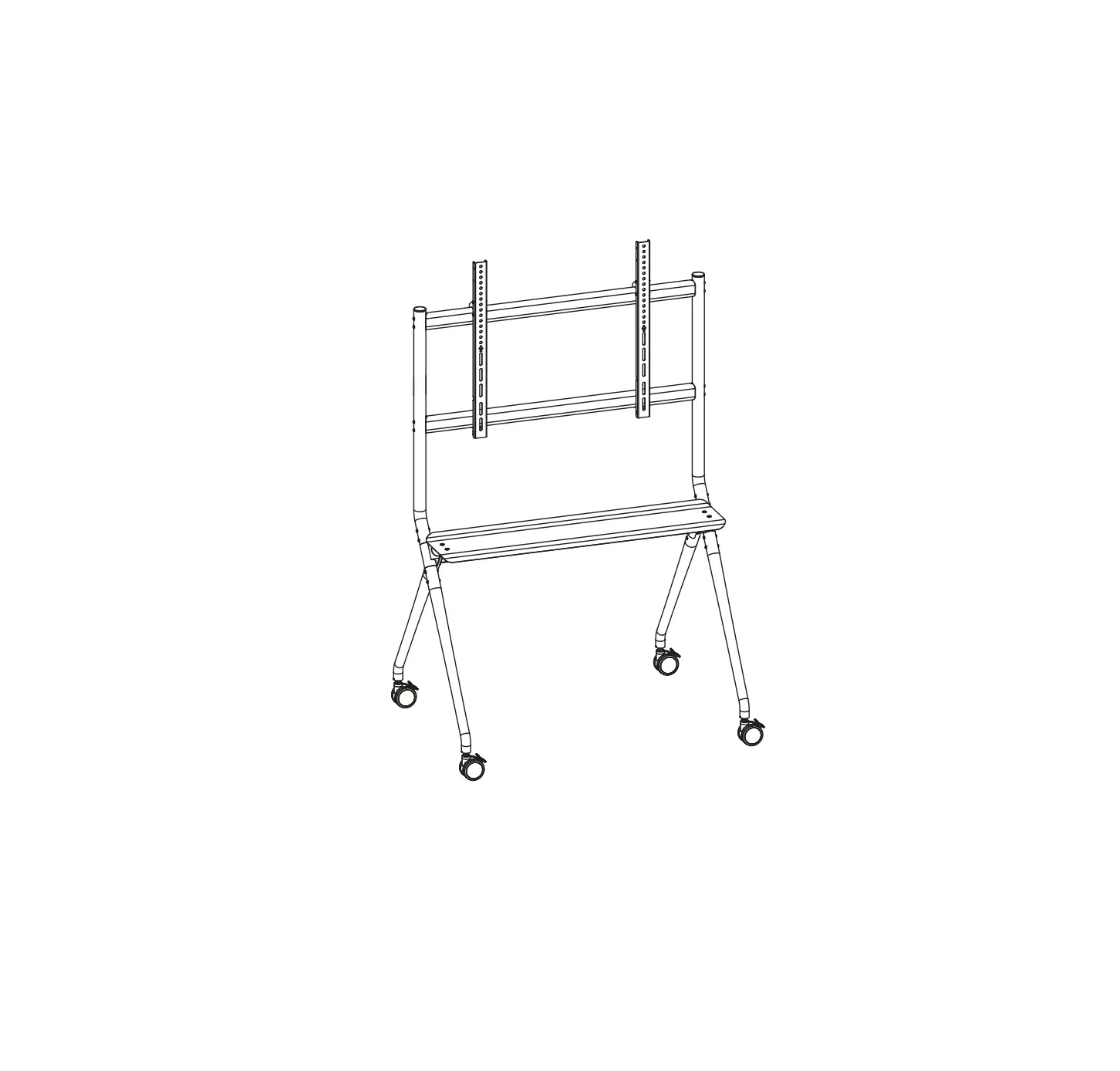 Tooq Istand Floor Support With Wheels Monitor Tv Instruction Manual