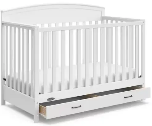 GRACO 04532-511 Benton 5-in-1 Convertible Crib with Drawer