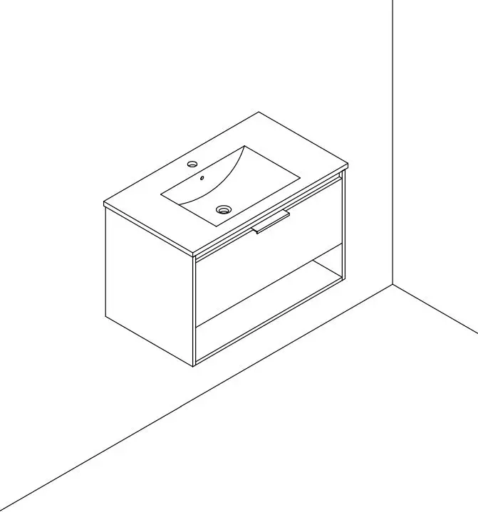 Jim s Maison JMJ-BCB-43 Bathroom Vanity Instruction Manual - Finished
