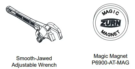 ZURN ZER-SM Series Automatic Battery Powered Flush Valve - Fig1