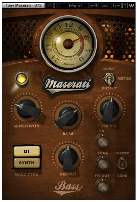 WAVES MASERATI B72 Bass Phattener Plugin -
