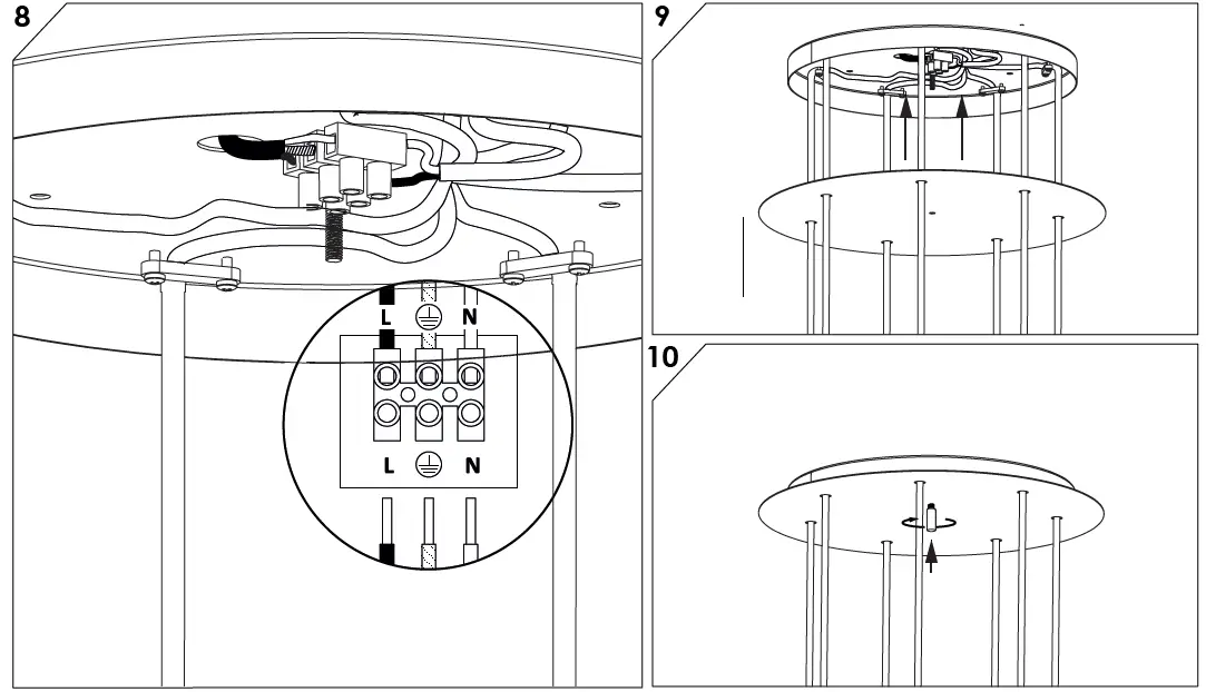 Nowodvorski 8918 Laser VII Modern 7-Light Cylinder Pendant Ceiling Light-fig-4