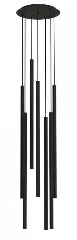 Nowodvorski 8918 Laser VII Modern 7-Light Cylinder Pendant Ceiling Light-product