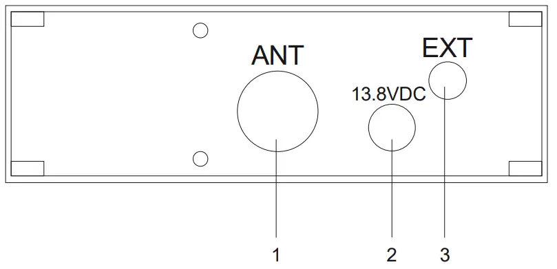 PNI Escort HP 8000L CB Radio - PANEL DESCRIPTION 1