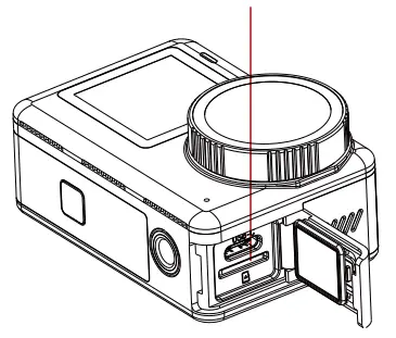SJCAM SJ10 Pro 4K Action Camera - SD card