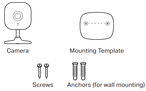 tp link 7106510126 Home Security WiFi Camera - Mounting Kit