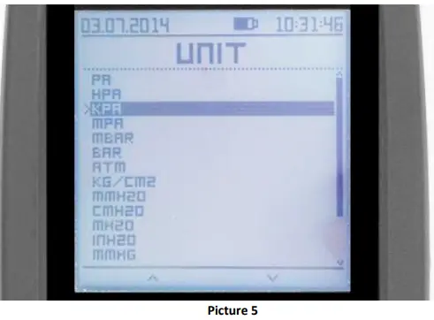 PCE Instruments PCE-PDA Pressure Meter-fig5